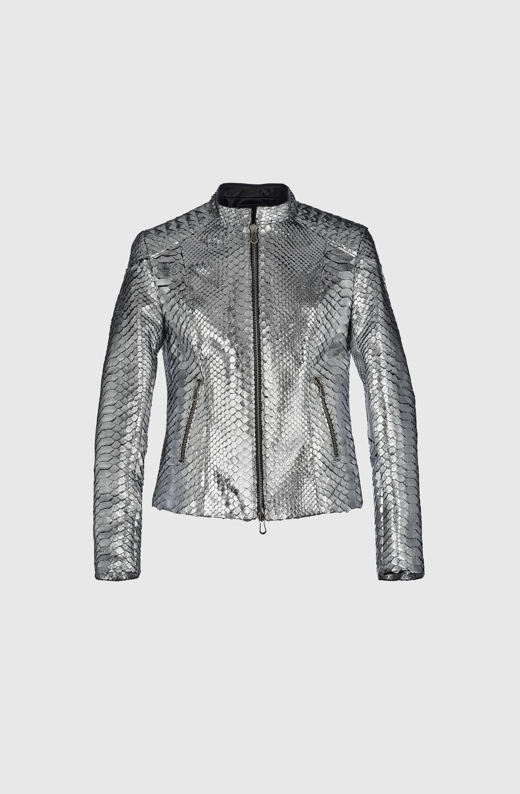 Ms New York Jacket Python - Silver